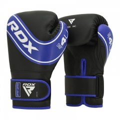 RDX Sports Robo 4B Black/Blue Boxing Gloves for Children